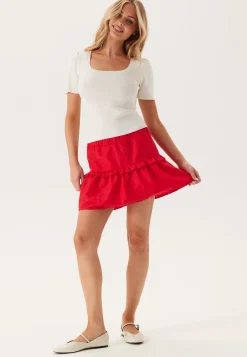 Pcjuline Ss Rev Knit Tee