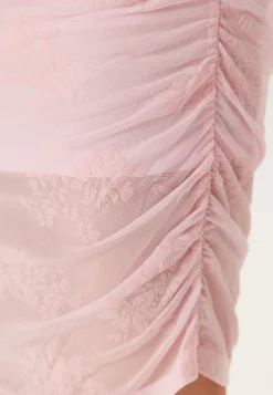 Pcmerry Sl Ruching Short Dress