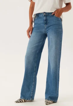 Pcsilke Mw Wide Jeans