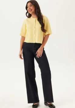 Pcsilly Ss O-neck Knit Cardiga