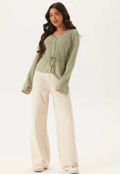 Peplum Lace Cardigan