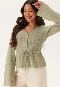 Peplum Lace Cardigan