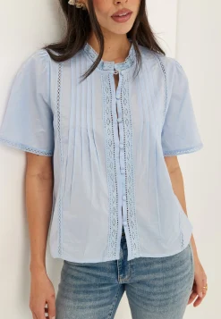 Pleated Detail Blouse