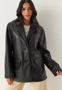 PU Blazer Jacket
