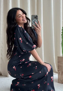 Puff Sleeve Ankle Dress