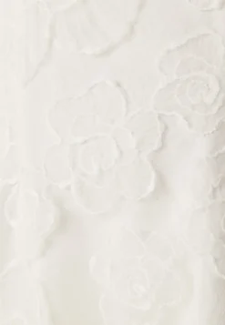Puff Sleeve Embroidered Dress