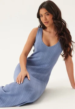 Rib Sculpted Knitted Dress