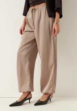 Satin Balloon Trousers