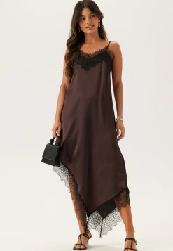 Satin Lace Slip Dress