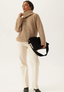 Slfchicago Ls Knit Split Roll