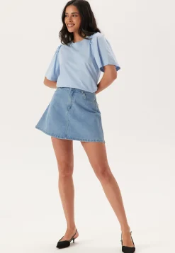 Slfpenelope 2/4 RUFFLE TEE NOO