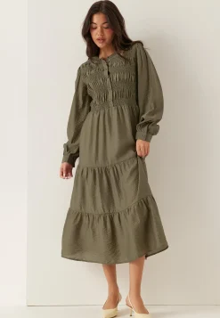 Smock Midi Dress