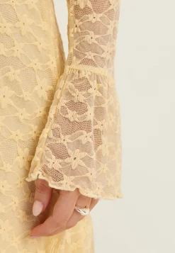 Square Neck Lace Dress