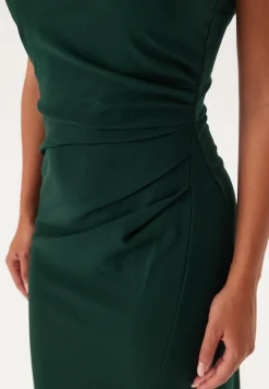 Square Neck Slit Maxi Dress
