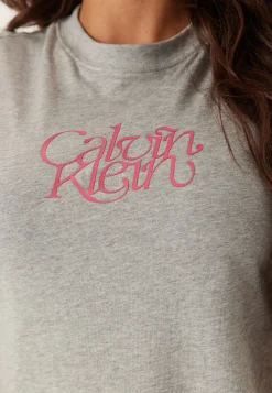 Ss Fitted Script Calvin Klein Te