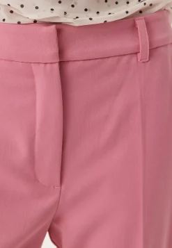 Straight High Waist Suit Trousers