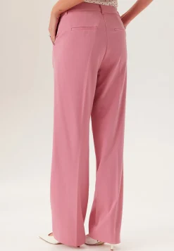 Straight High Waist Suit Trousers