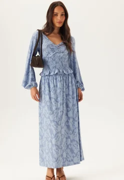 Structure Floral Maxi Skirt