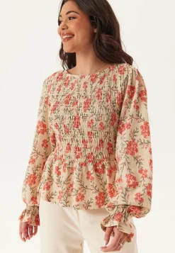 Structure Smock Peplum Top