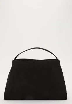 Suede Knot Shoulder Bag