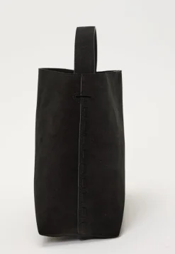 Suede Knot Shoulder Bag