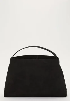 Suede Knot Shoulder Bag