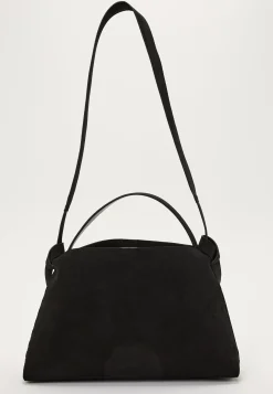 Suede Knot Shoulder Bag