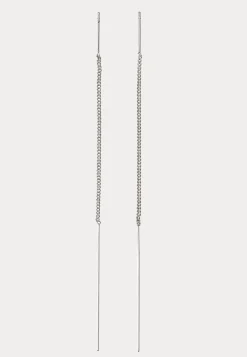 Tahoe Chain Earrings Silver-pl