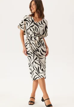 Viclo V-neck 2/4 MIDI DRESS M