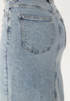 Vijaf Hw Midi Denim Skirt-noos