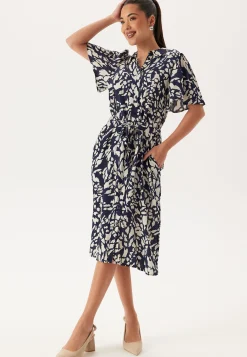 Vilullu S/S KNEE SHIRT DRESS K