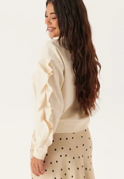 Vimentina Flounce O-neck L/S T