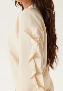 Vimentina Flounce O-neck L/S T