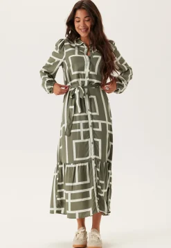 Viscose Long Sleeve Dress