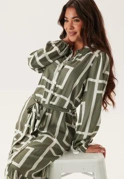 Viscose Long Sleeve Dress
