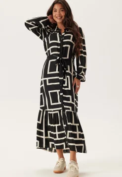 Viscose Long Sleeve Dress