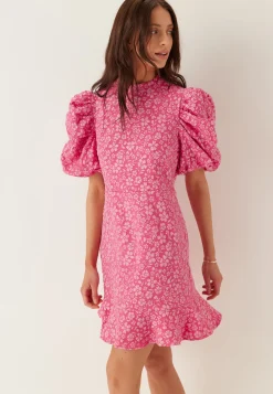 Vmfiona Ss High Neck Short Dress