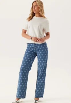 Vmtessa Hr Wide Jeans Print