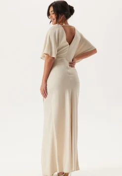 Wrap Satin Gown