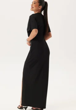 Wrap Slit Maxi Dress
